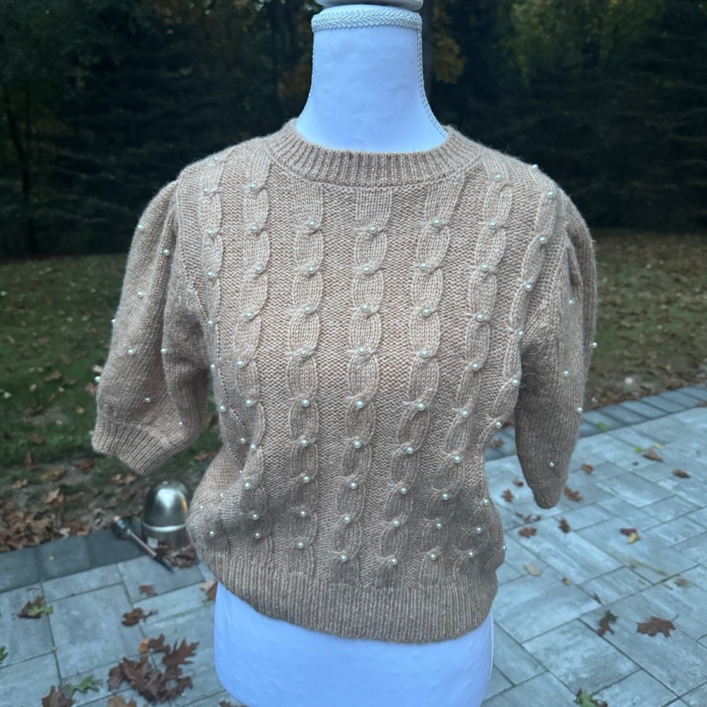 Women’s  new pretty short sleeve sweater